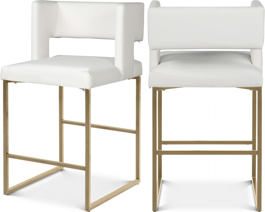 Caleb Vegan Leather Counter Stool