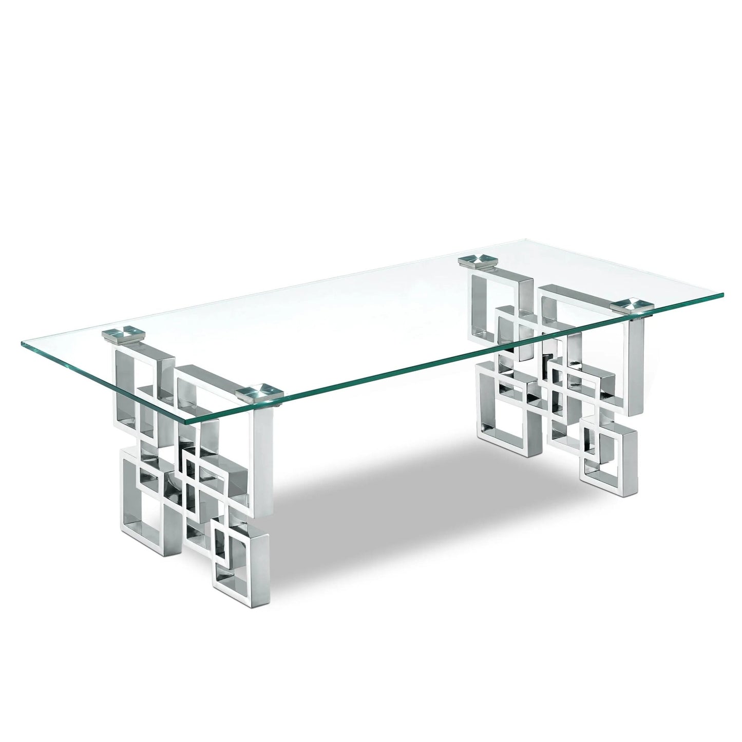 Alexis - Coffee Table - Pearl Silver - Ferro Furniture