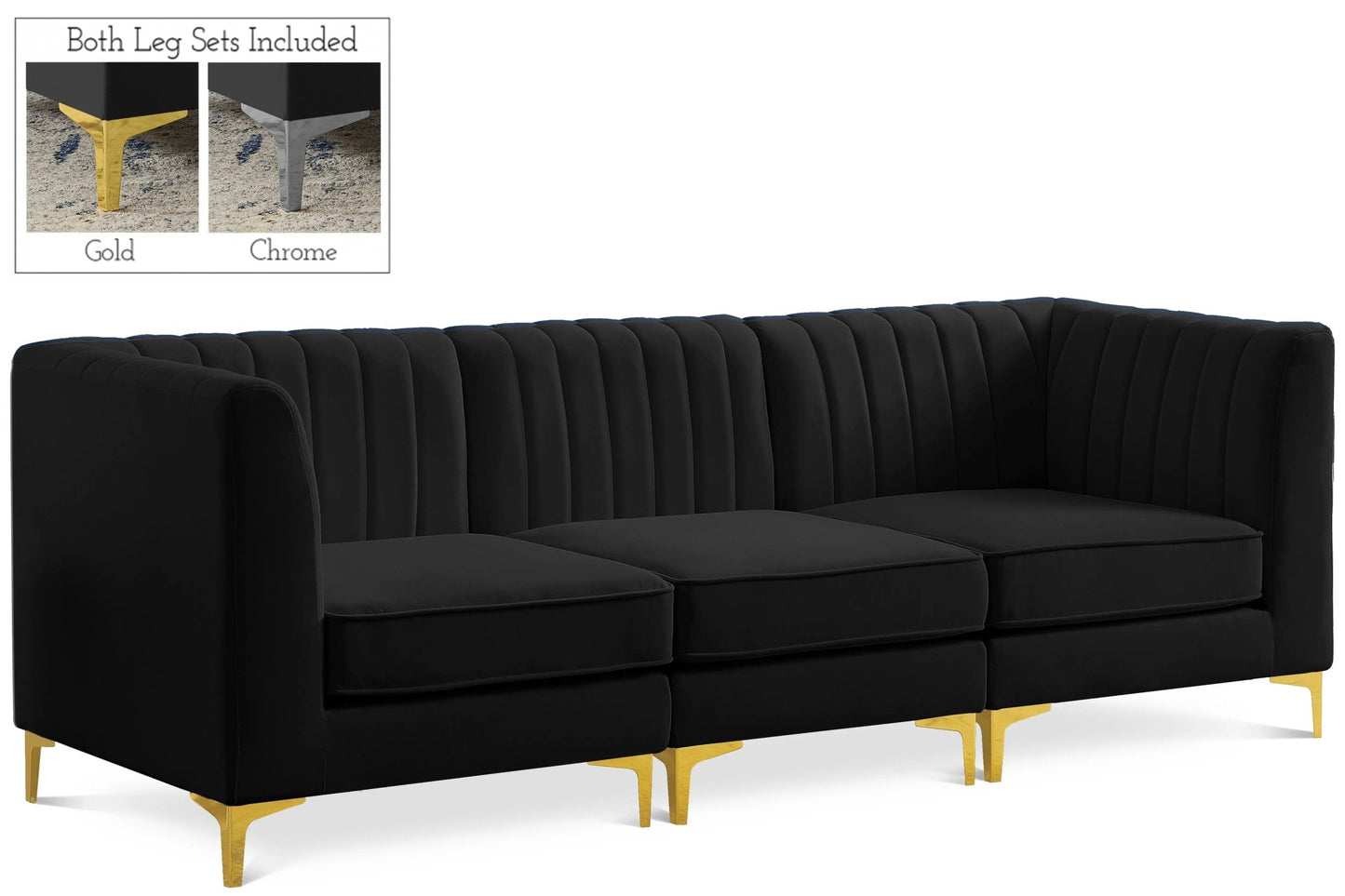 Alina - 3 Piece Modular Sectional - Ferro Furniture