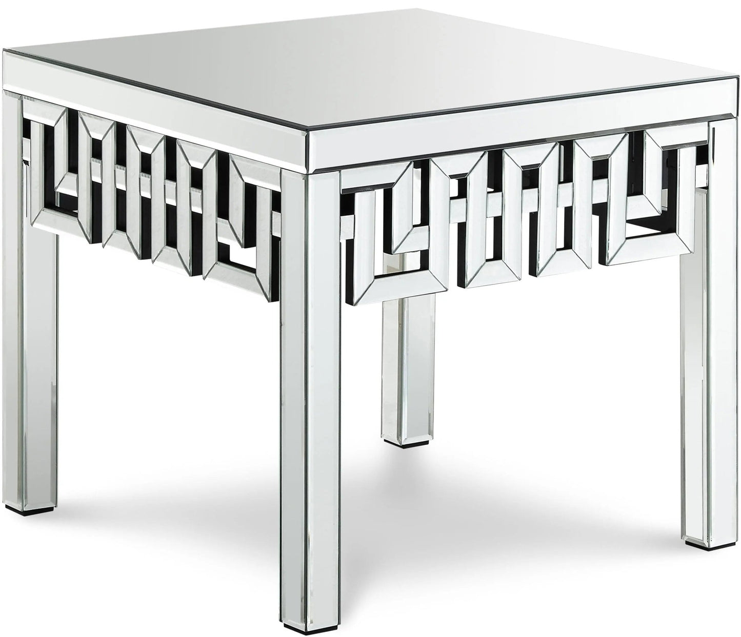 Aria - End Table - Pearl Silver - Ferro Furniture