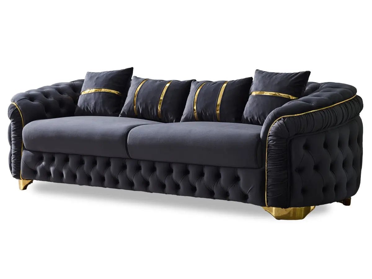 Arizona Stationary Sofa Anthracite - Ferro Furniture