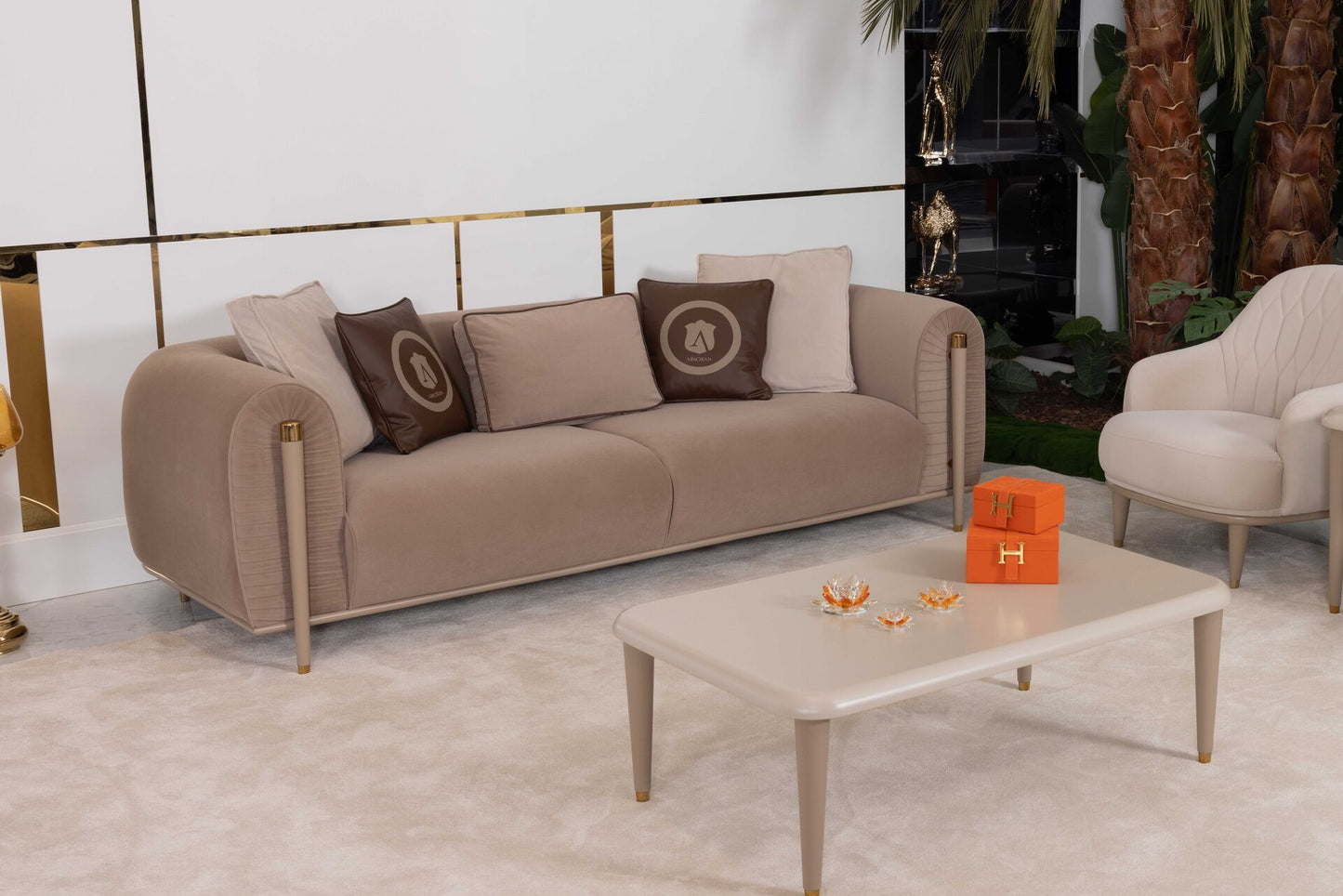 Asos 3 Seater Sofa - Ferro Furniture