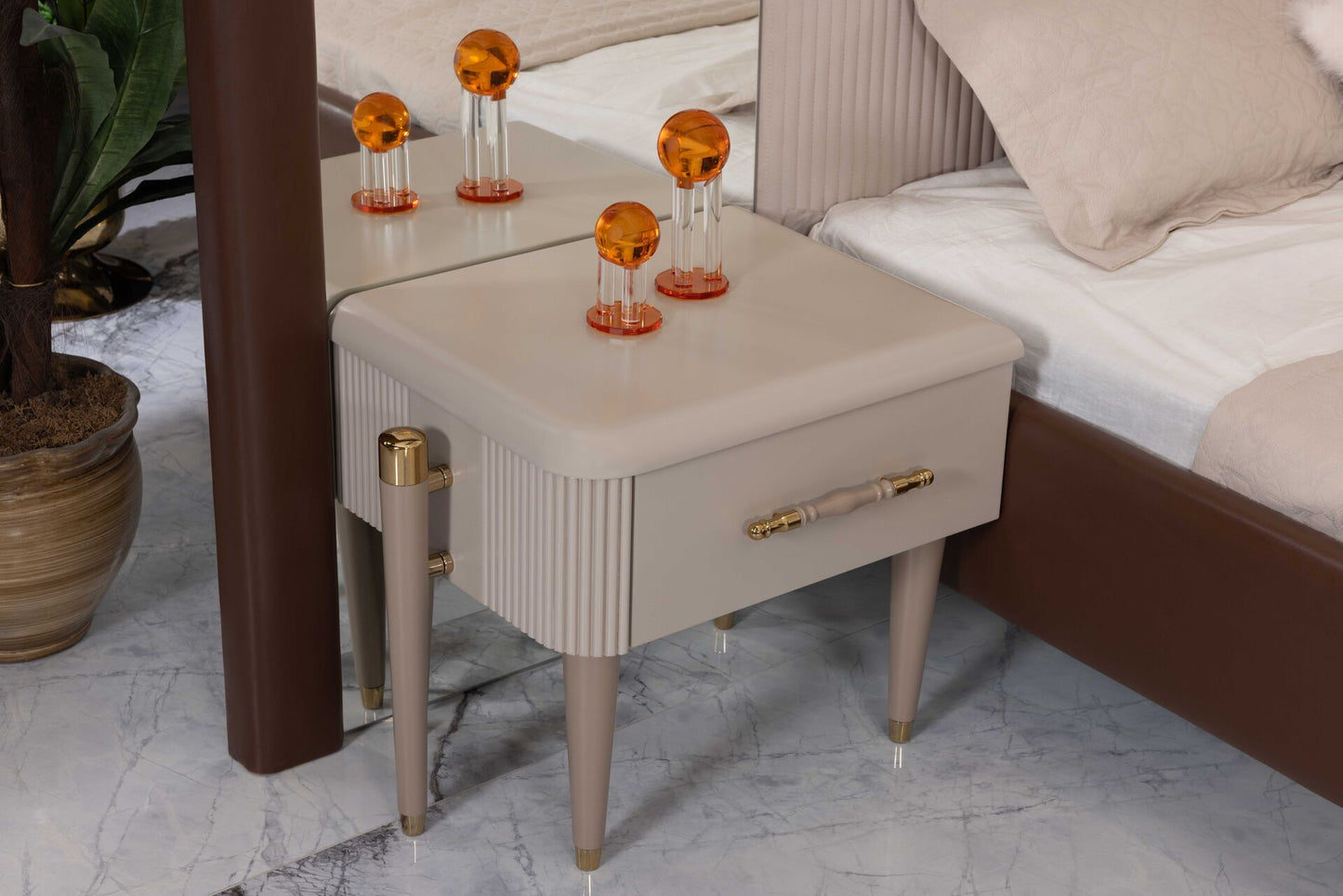 Asos Bedroom Nightstand - Ferro Furniture