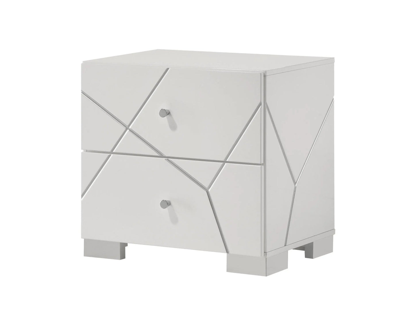 Ayla - Nightstand - White - Ferro Furniture