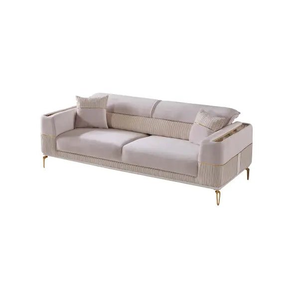 Berlin Convertible Sofa Cream - Ferro Furniture