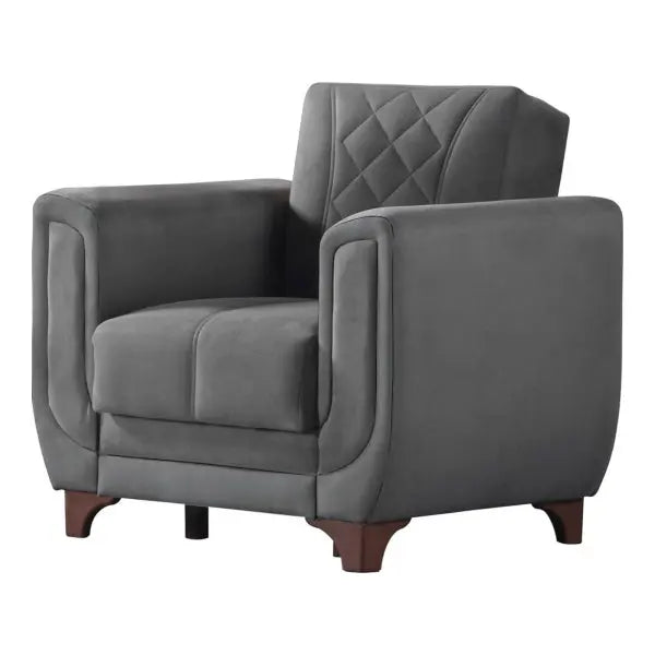 Berre Chair Plain Grey - Ferro Furniture