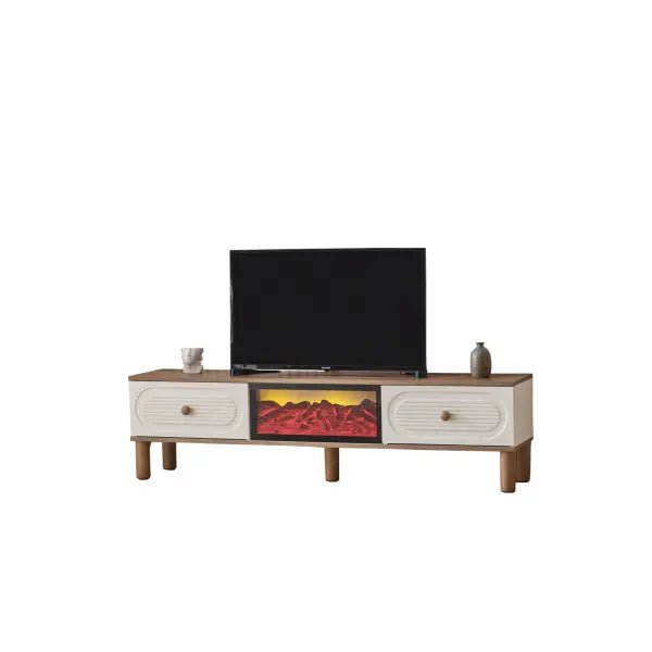 Bohem Tv Stand With Fireplace - Ferro Furniture