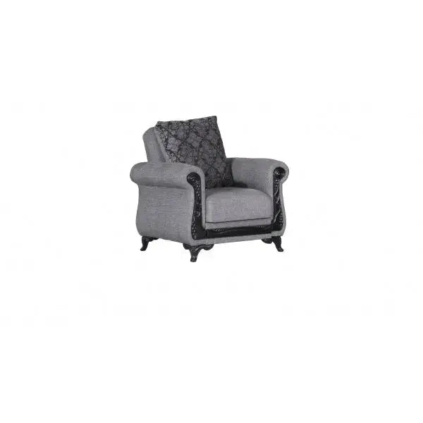 Breda Convertible Chair Light Grey - Ferro Furniture