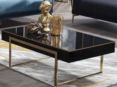 Carlino Coffee Table (HG. Black) 1 Piece - Ferro Furniture