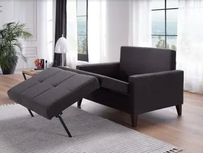 Chair and a Half (Zigana Charcoal) - Ferro Furniture