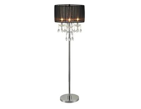 Chandelier Black 62" Floor Lamp - Ferro Furniture