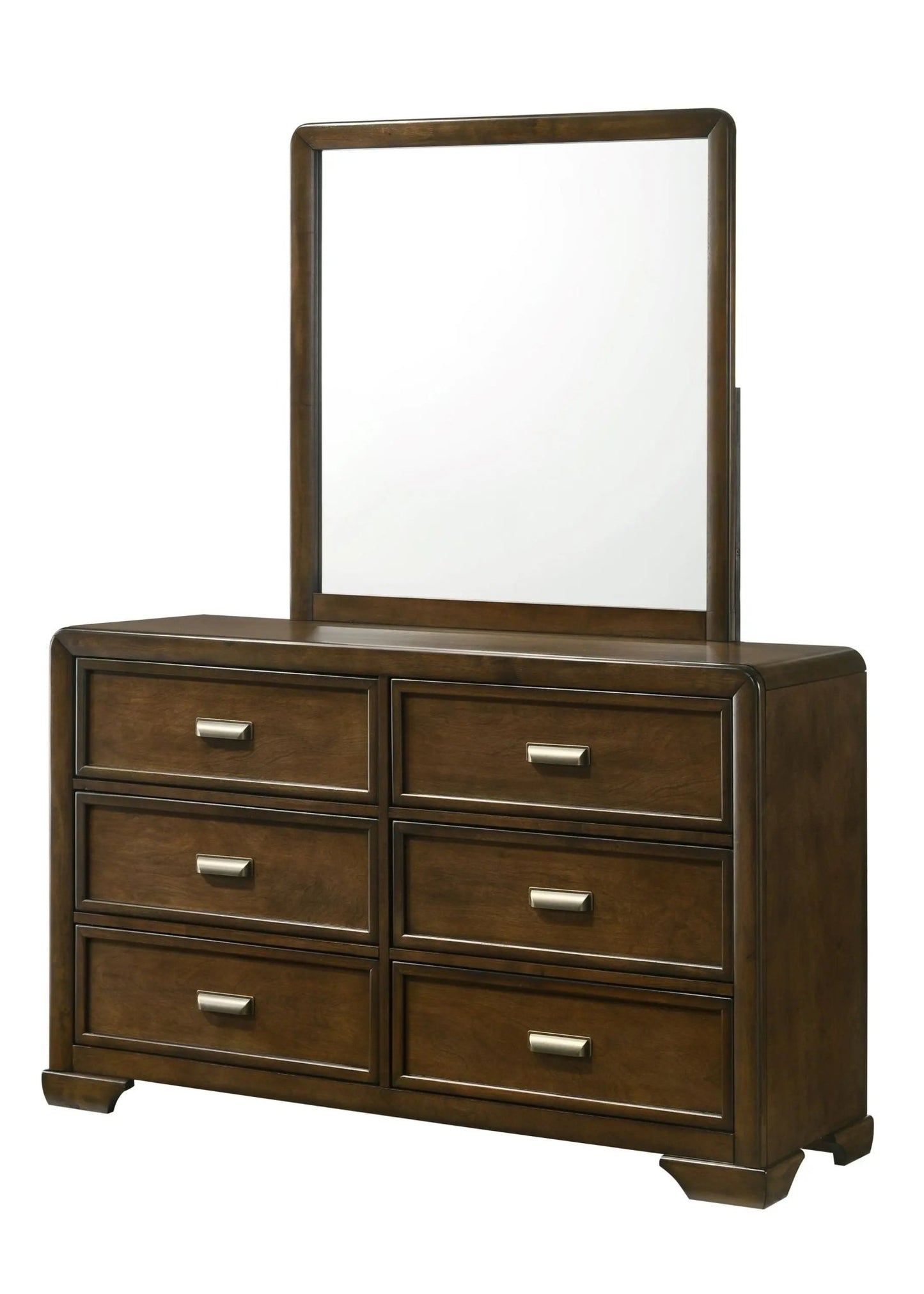 Coffield - Dresser & Mirror - Brown - Ferro Furniture