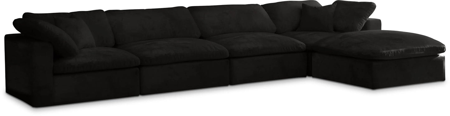 Cozy - 5 Piece Modular Sectional With Chaise - Ferro Furniture