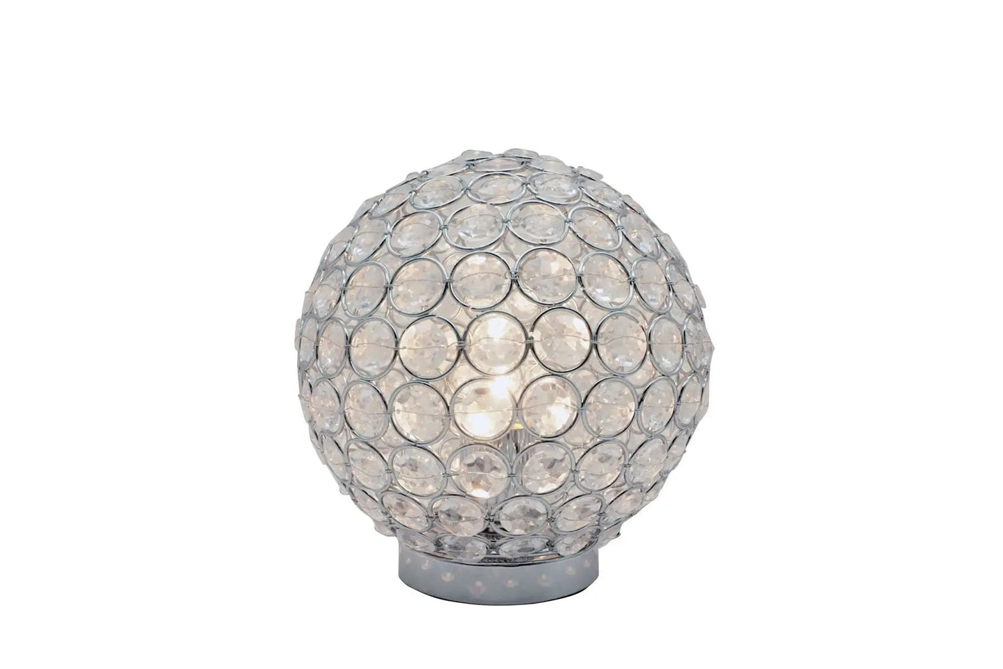 Crystal Globe - Table Lamp - Gray - Ferro Furniture