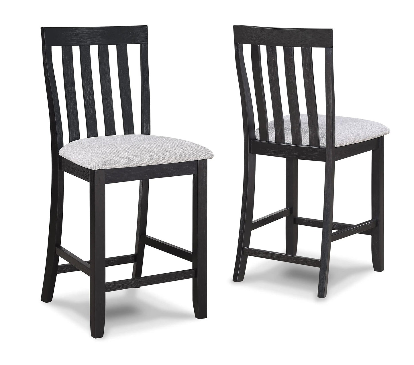 Delfin - Counter Height Chair (Set of 2) - Light Gray - Ferro Furniture
