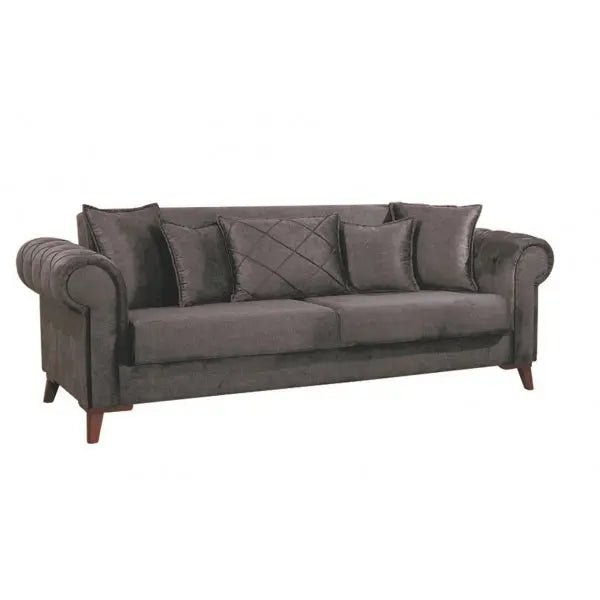 Derozzo Convertible Livingroom Loveseat Grey - Ferro Furniture
