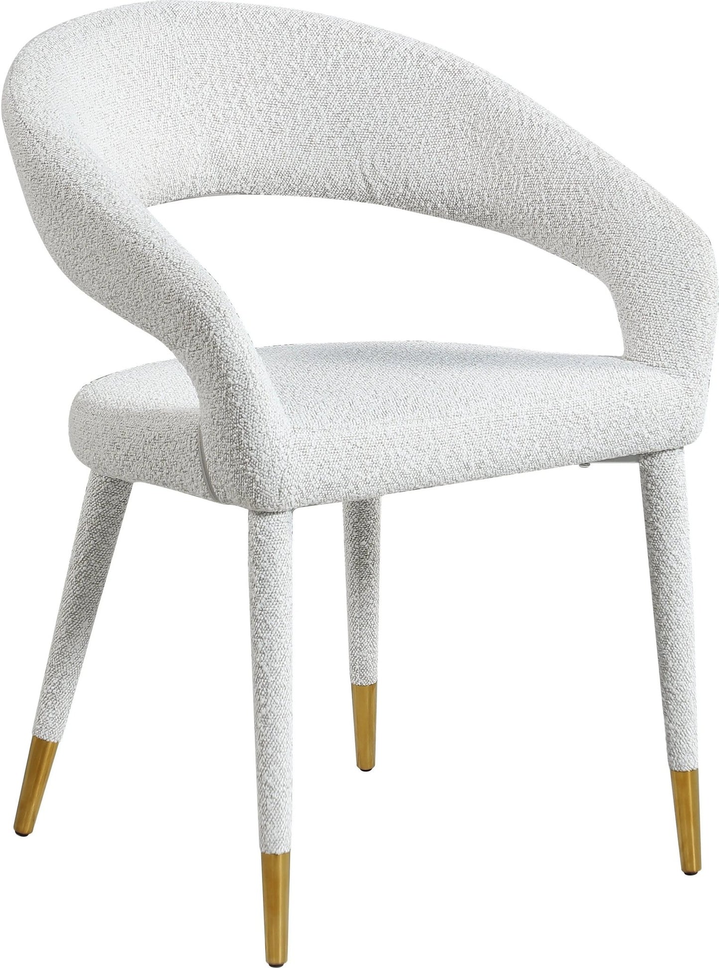 Destiny - Dining Chair - Cream - Fabric - Ferro Furniture