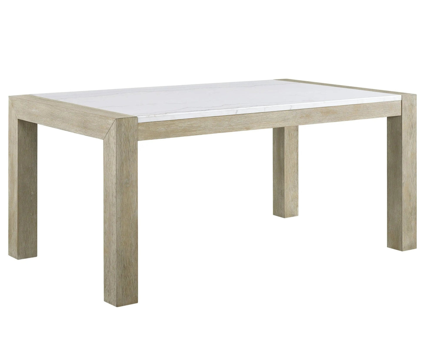 Dune - Genuine Marble Dining Table - White - Ferro Furniture