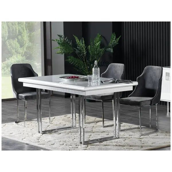 Elips Diningroom Table White - Ferro Furniture