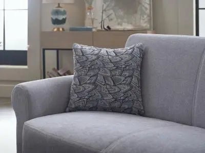 Elita S 3 Seat Sleeper (Koopsi Light Gray) - Ferro Furniture