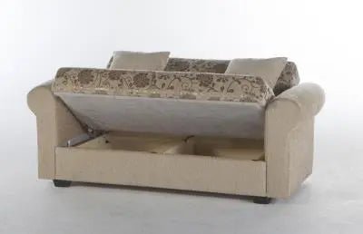 Elita S Love Seat (Yasemin Beige) 2 Pieces - Ferro Furniture