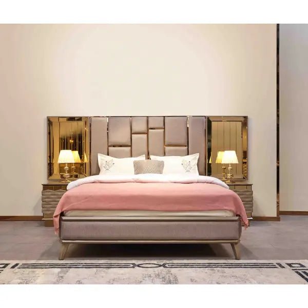 Elite Queen Storage Bed with Headboard - Ferro Furniture