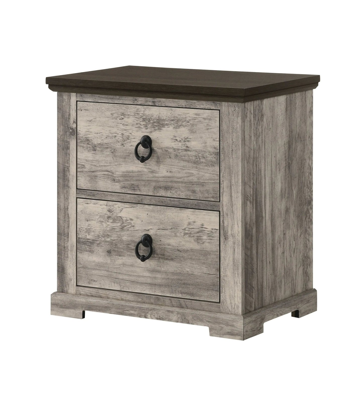 Ella - Mae - Nightstand - Gray - Ferro Furniture