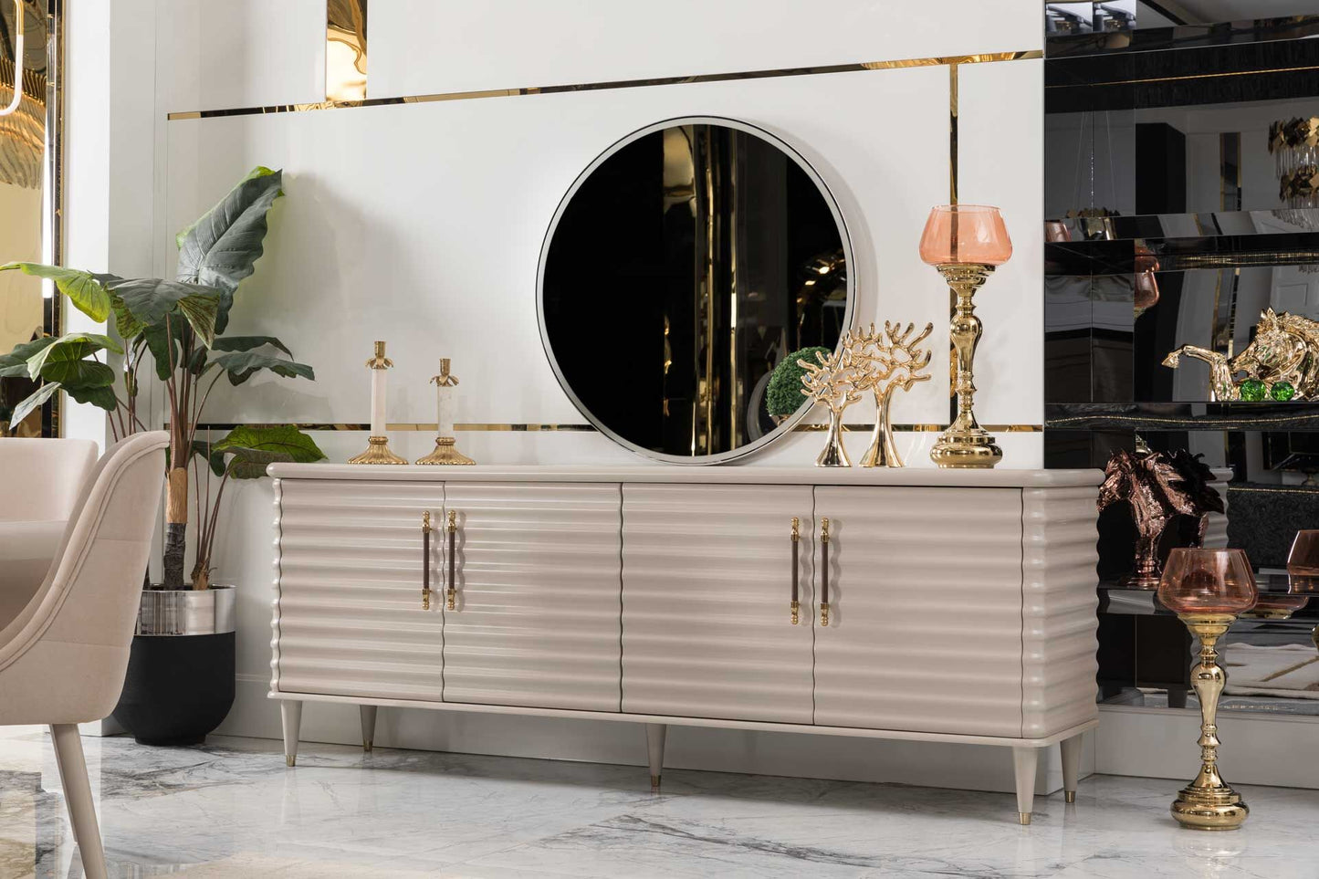 Eyfel Buffet with Mirror - Ferro Furniture