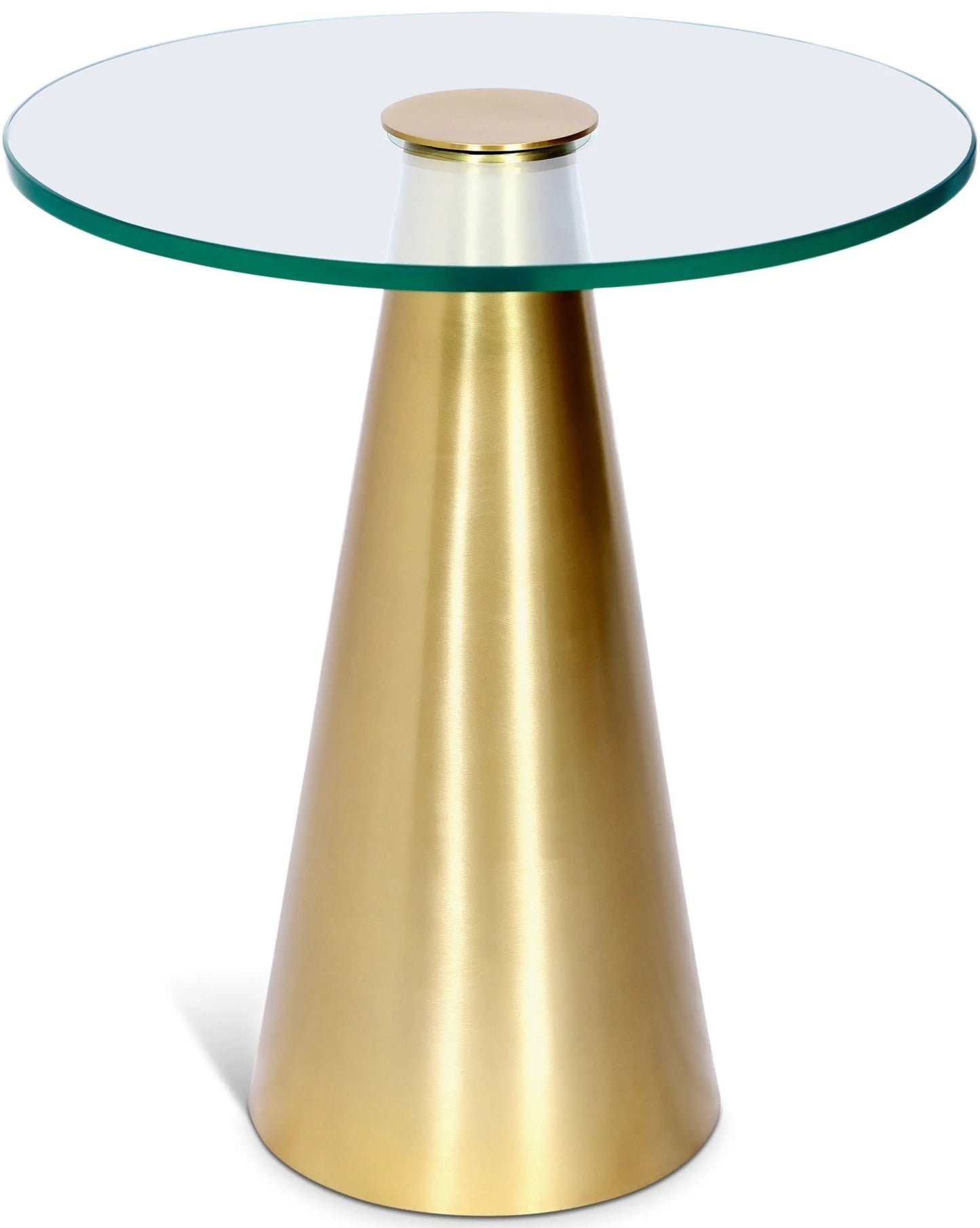 Glassimo - End Table - Gold - Ferro Furniture