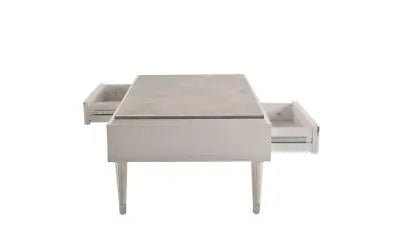 Gravita Coffee Table (GRV.MAR) /Ivory Leg - Ferro Furniture