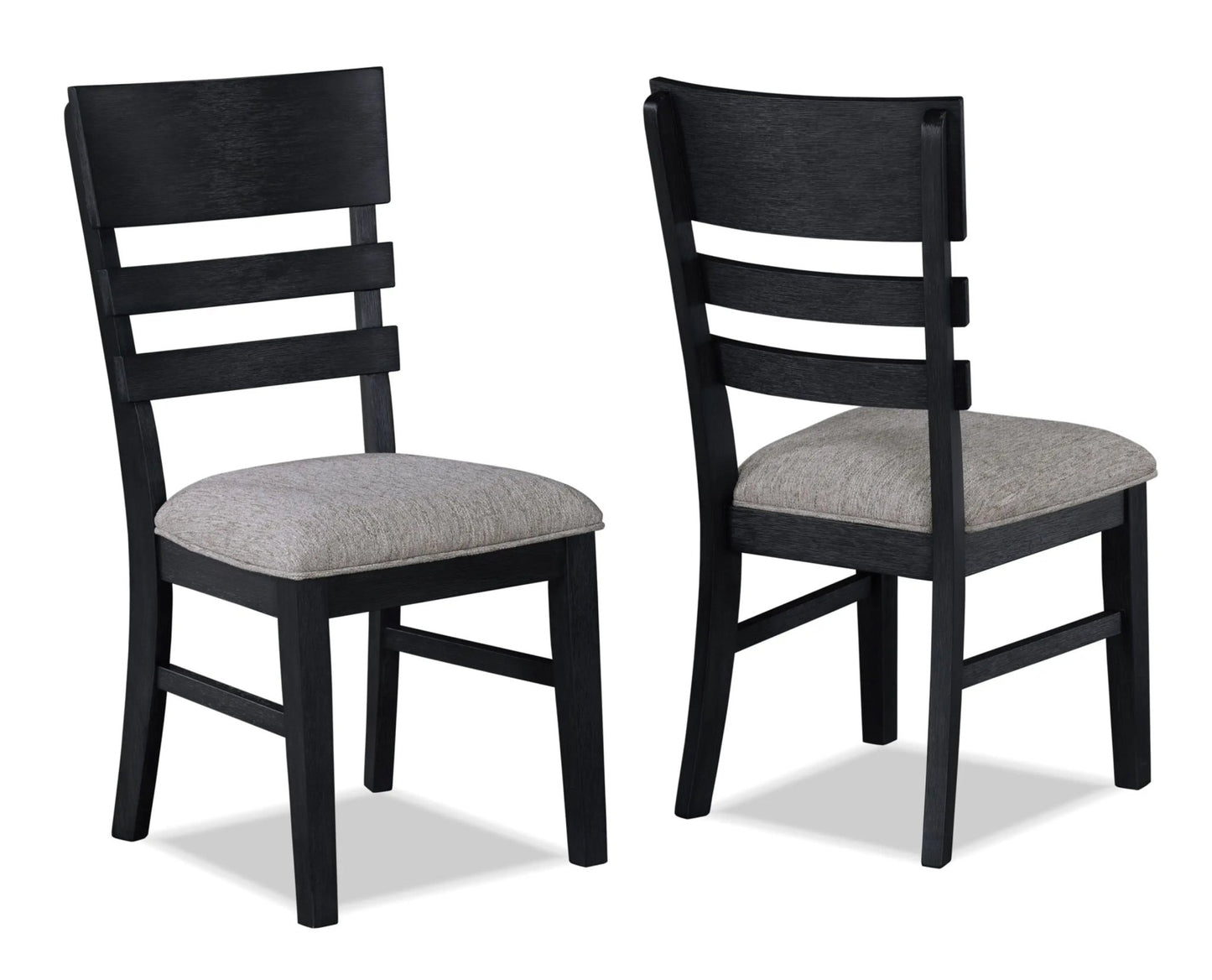 Guthrie - Side Chair (Set of 2) - Charcoal & Gray - Ferro Furniture