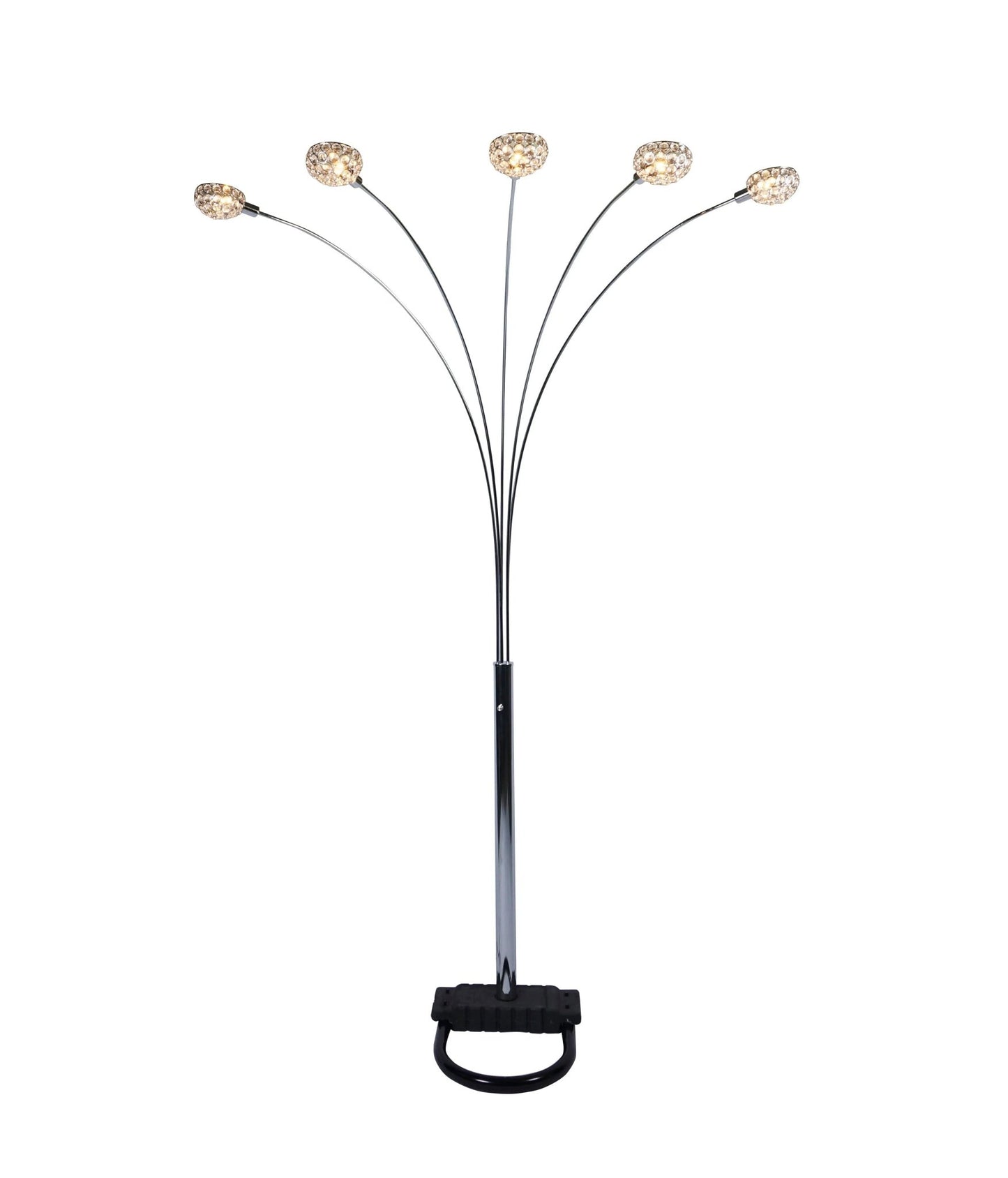 Half Moon Floor Lamp - Black - Ferro Furniture