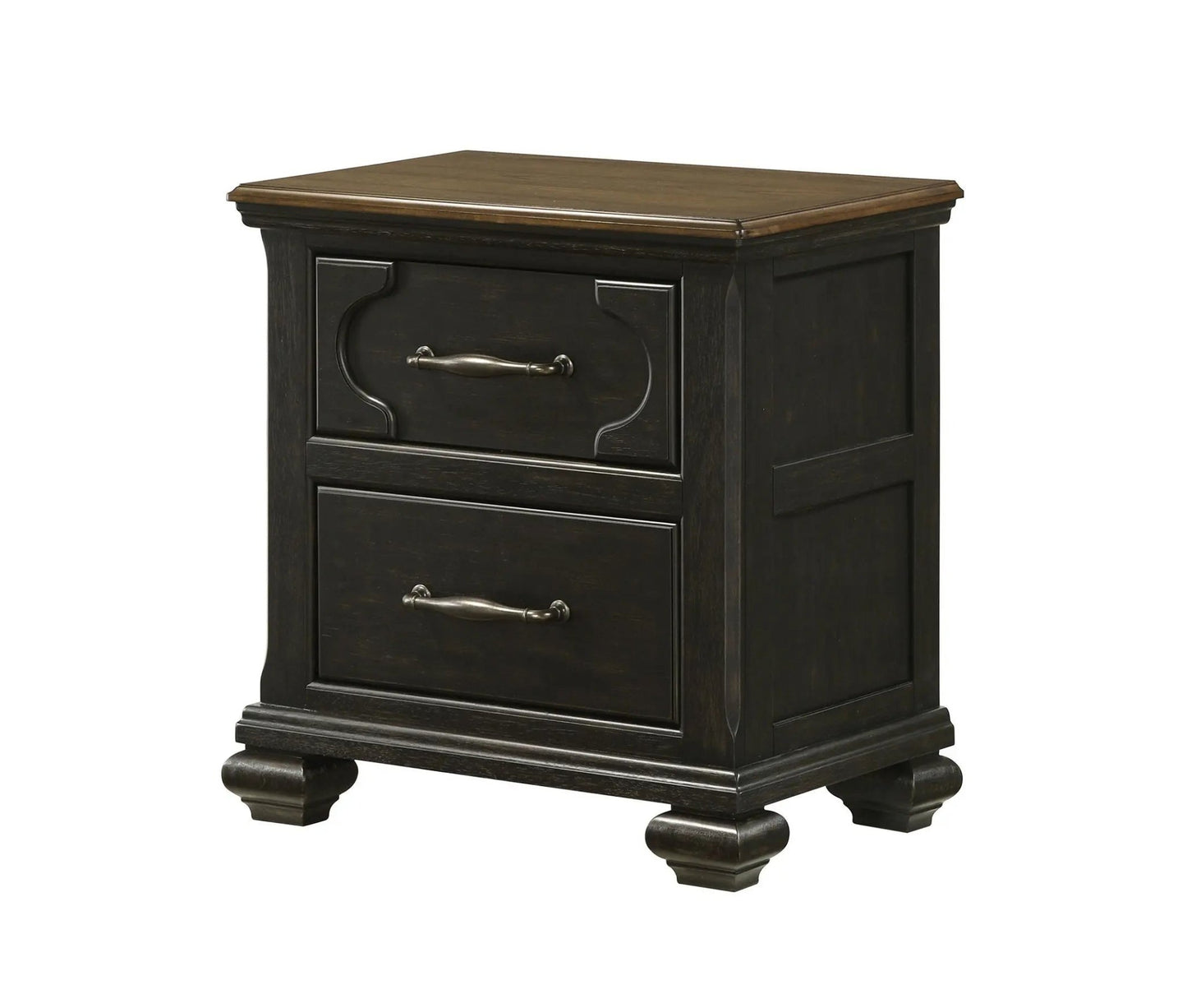 Hamilton - Nightstand - Black - Ferro Furniture