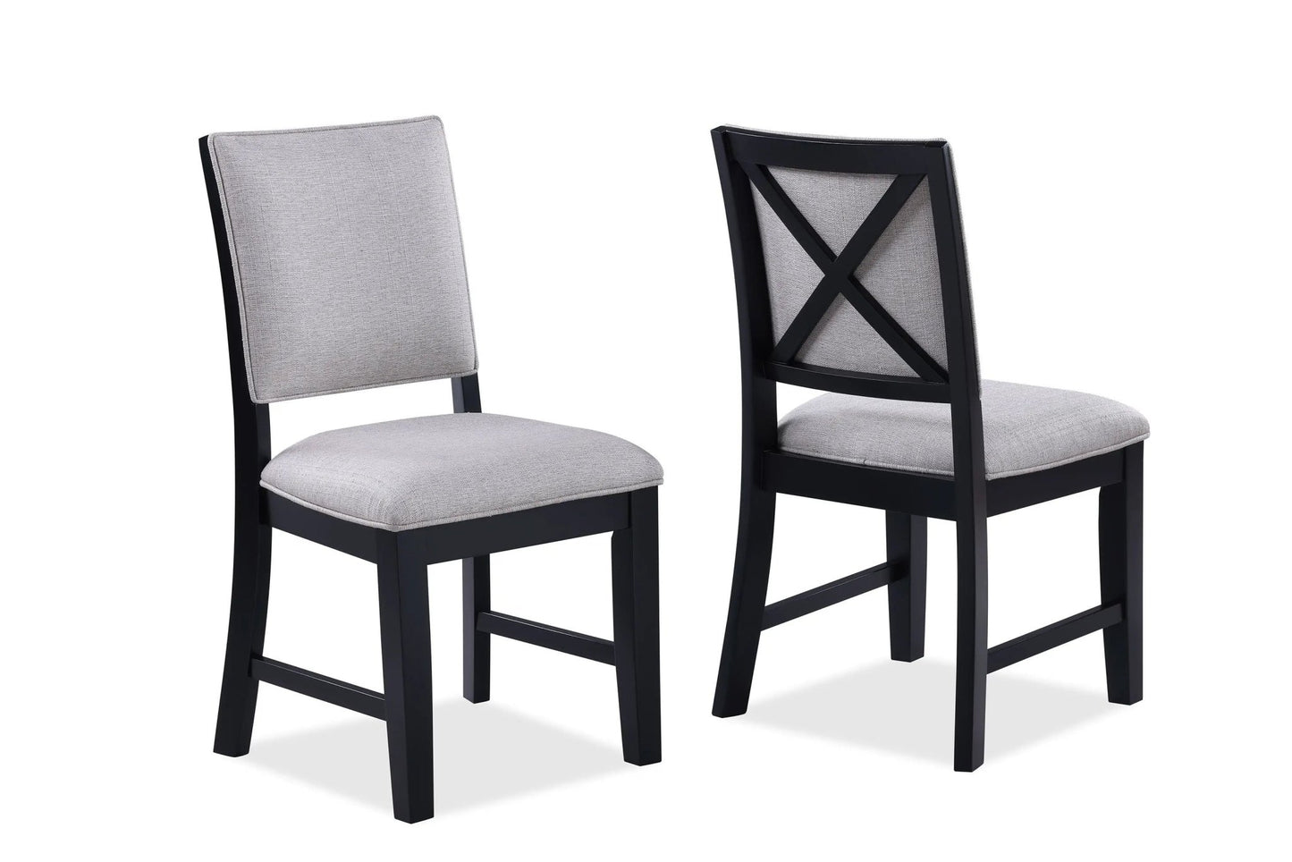 Harriet - Dining Chair (Set of 2) - Charcoal & Gray - Ferro Furniture