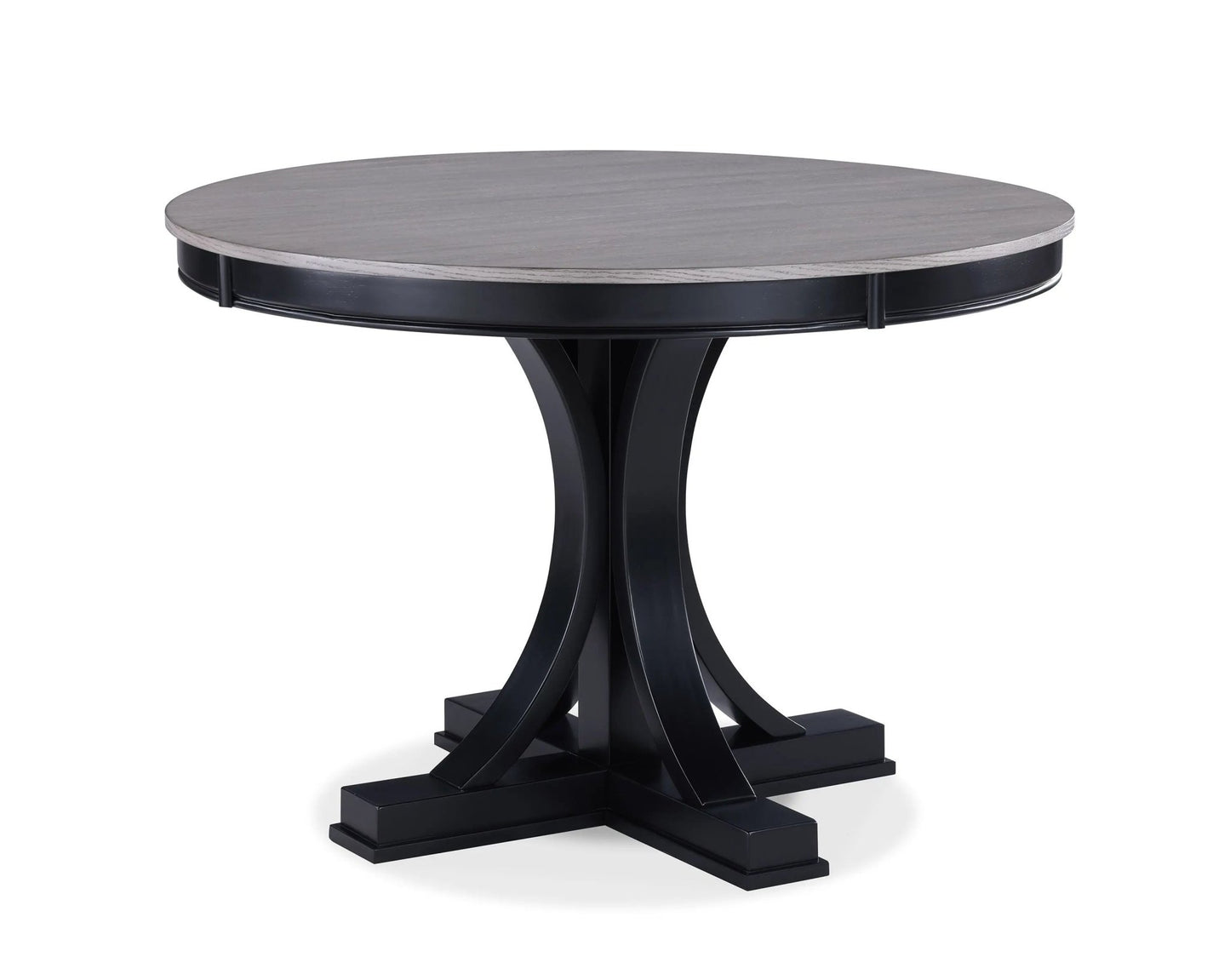 Harriet - Round Dining Table - Charcoal & Gray - Ferro Furniture