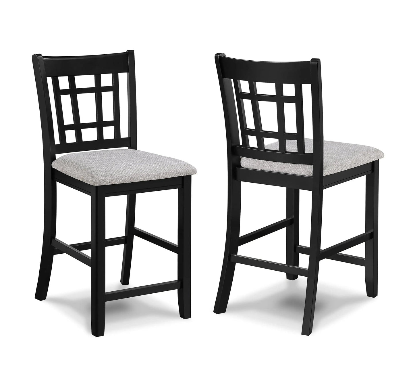 Hartwell - Contr Height Chair (Set of 2) - Light Gray - Ferro Furniture