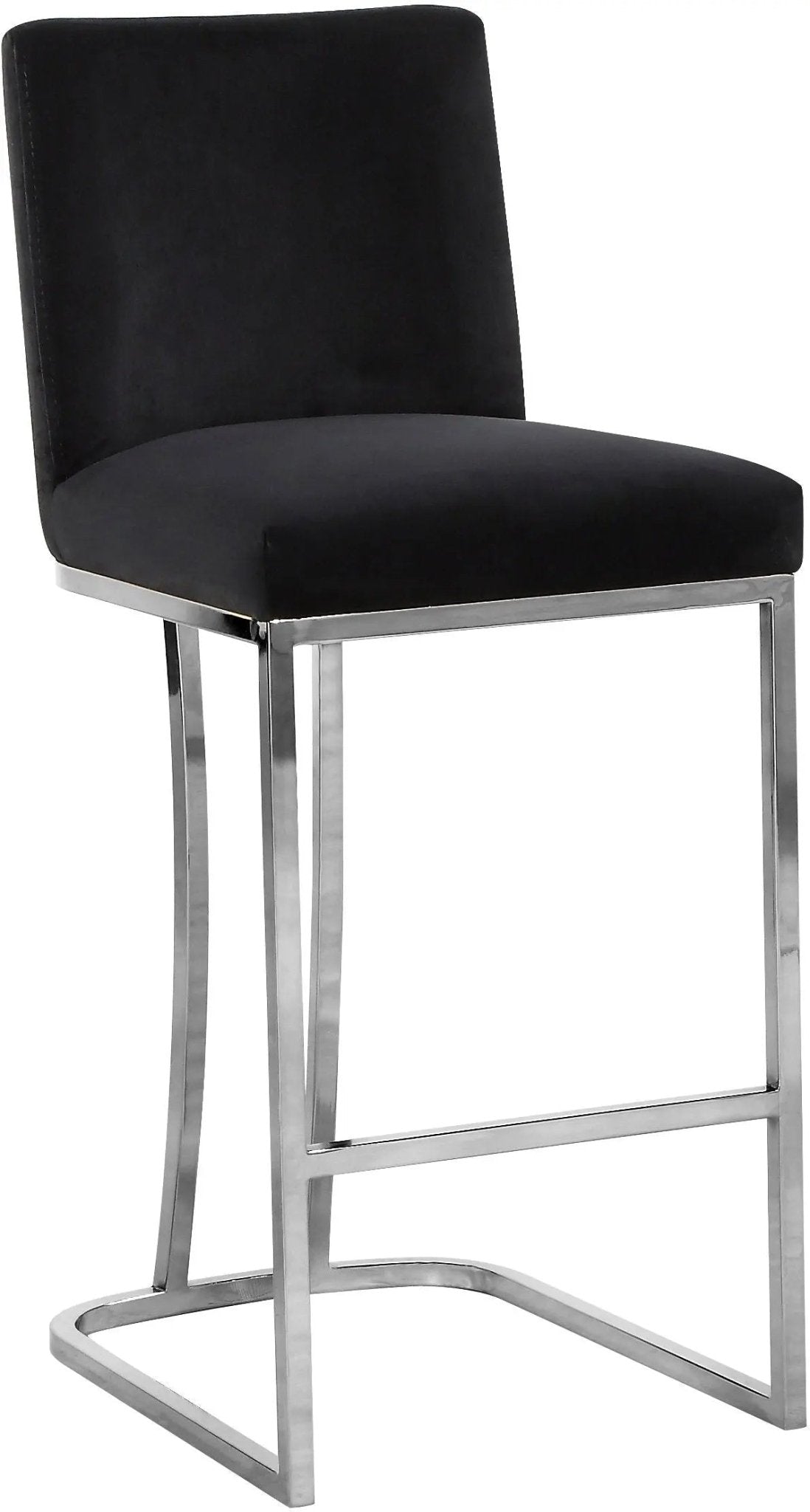 Heidi - Stool with Chrome Legs - Ferro Furniture