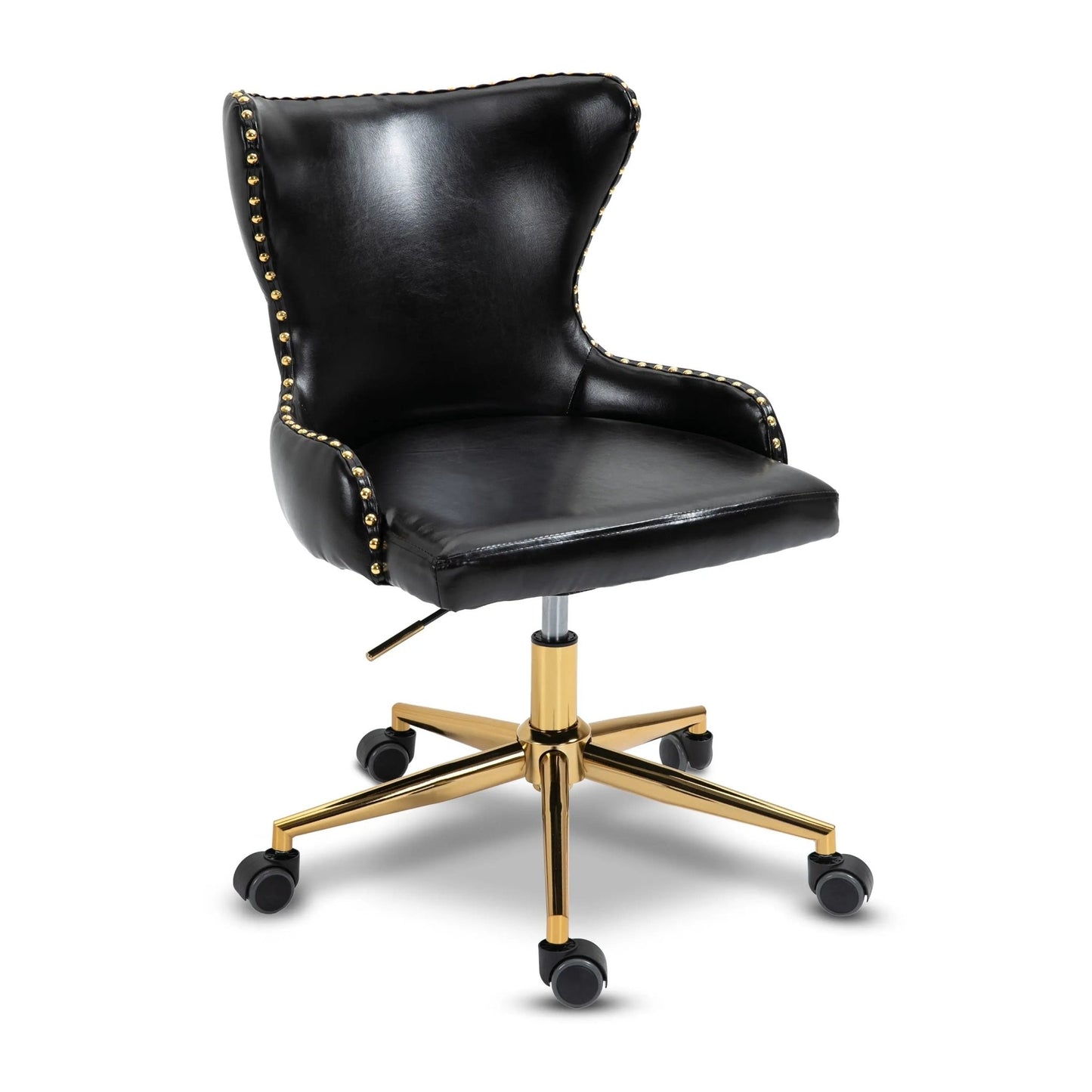 Hendrix - Office Chair with Gold Legs - Ferro Furniture
