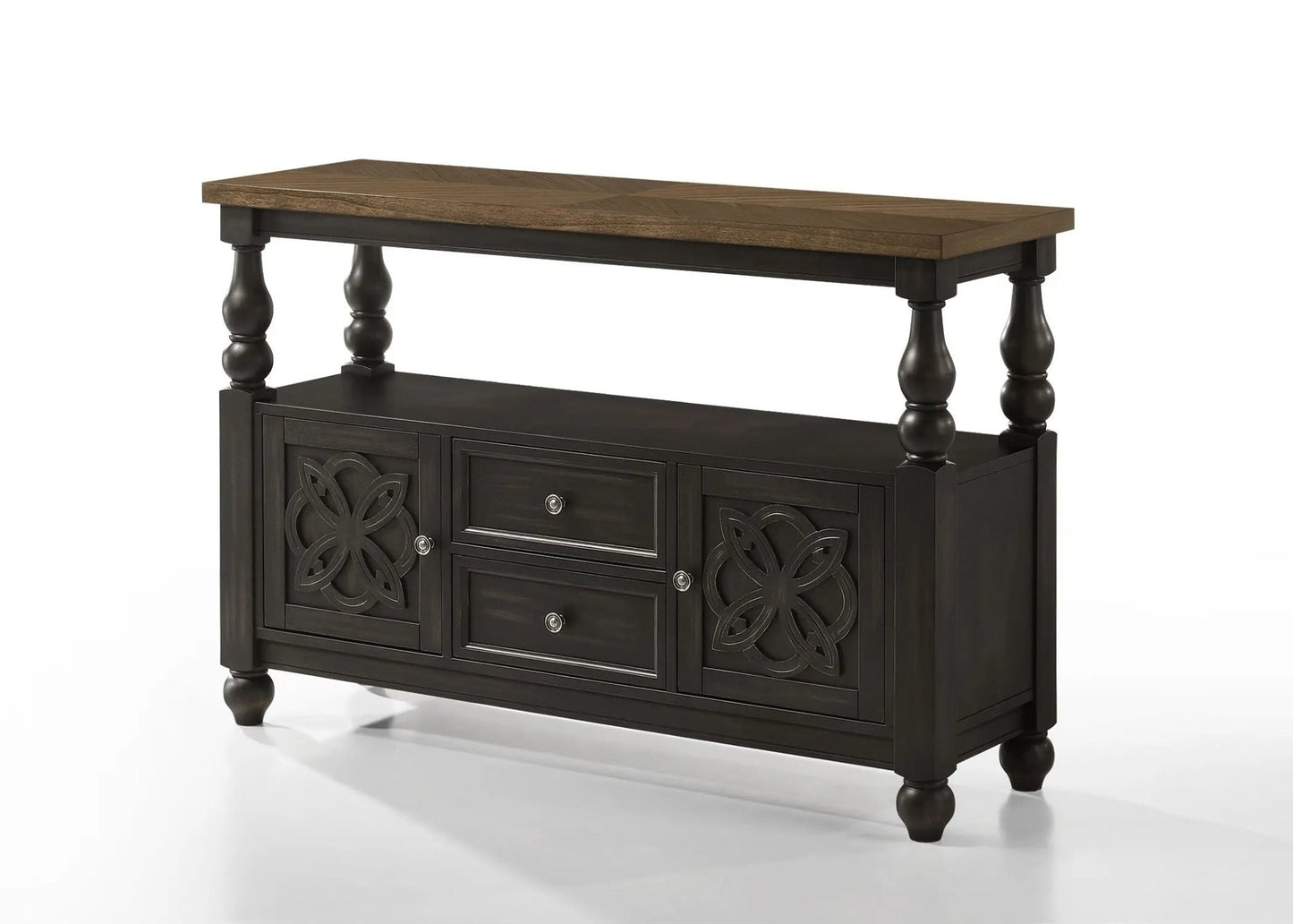 Hilara - Sideboard - Charcoal & Nutmeg - Ferro Furniture