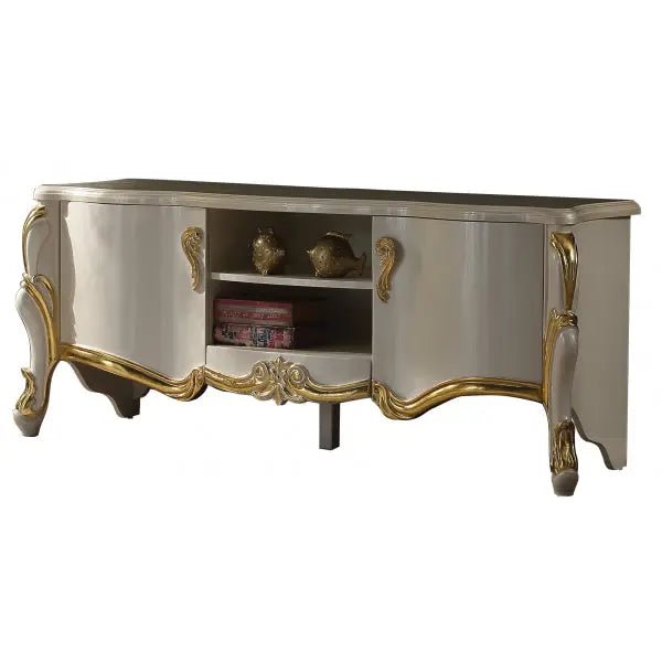 Hunkar Tv Stand Cream - Ferro Furniture