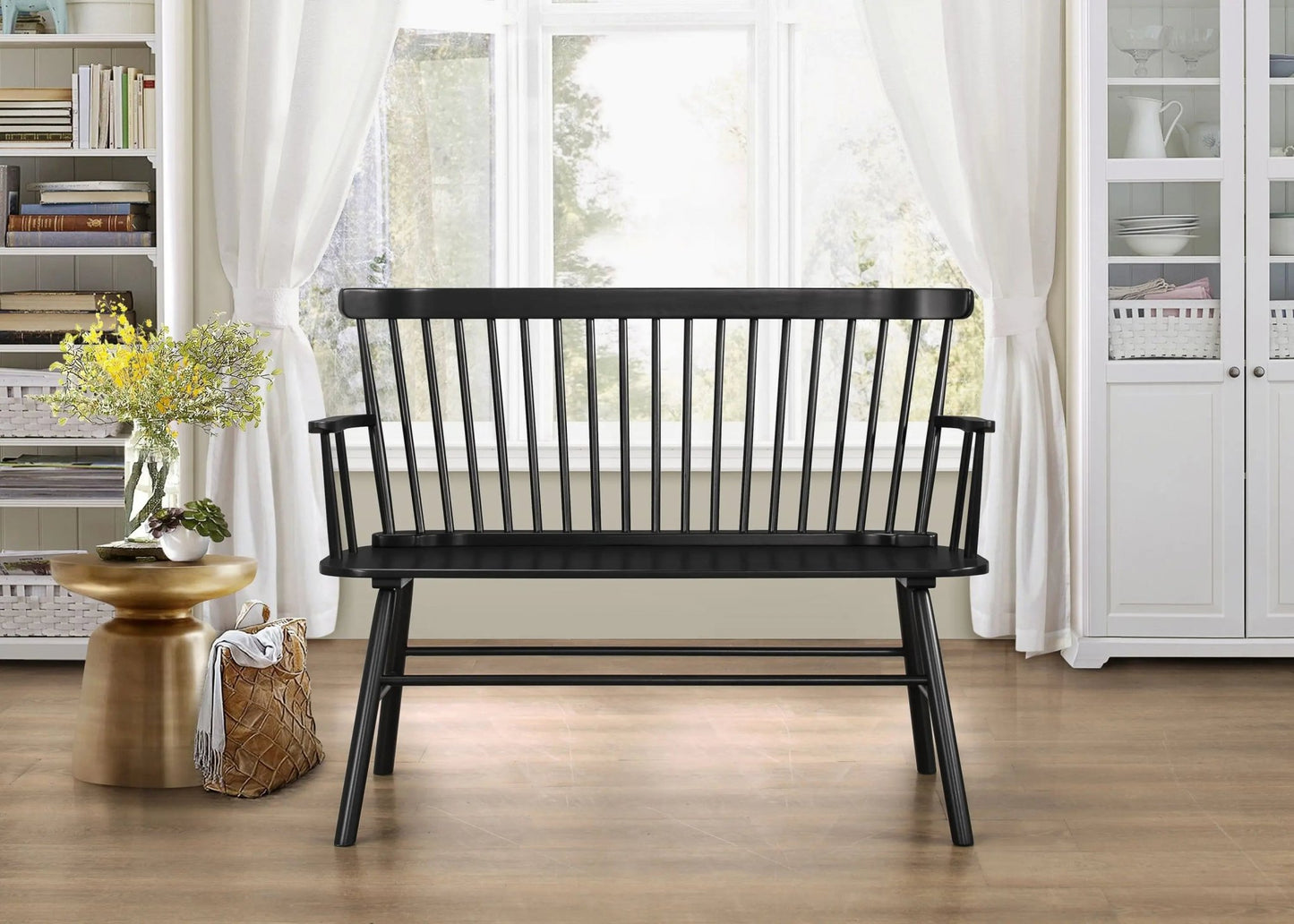 Jerimiah - Spindleback Bench - Ferro Furniture