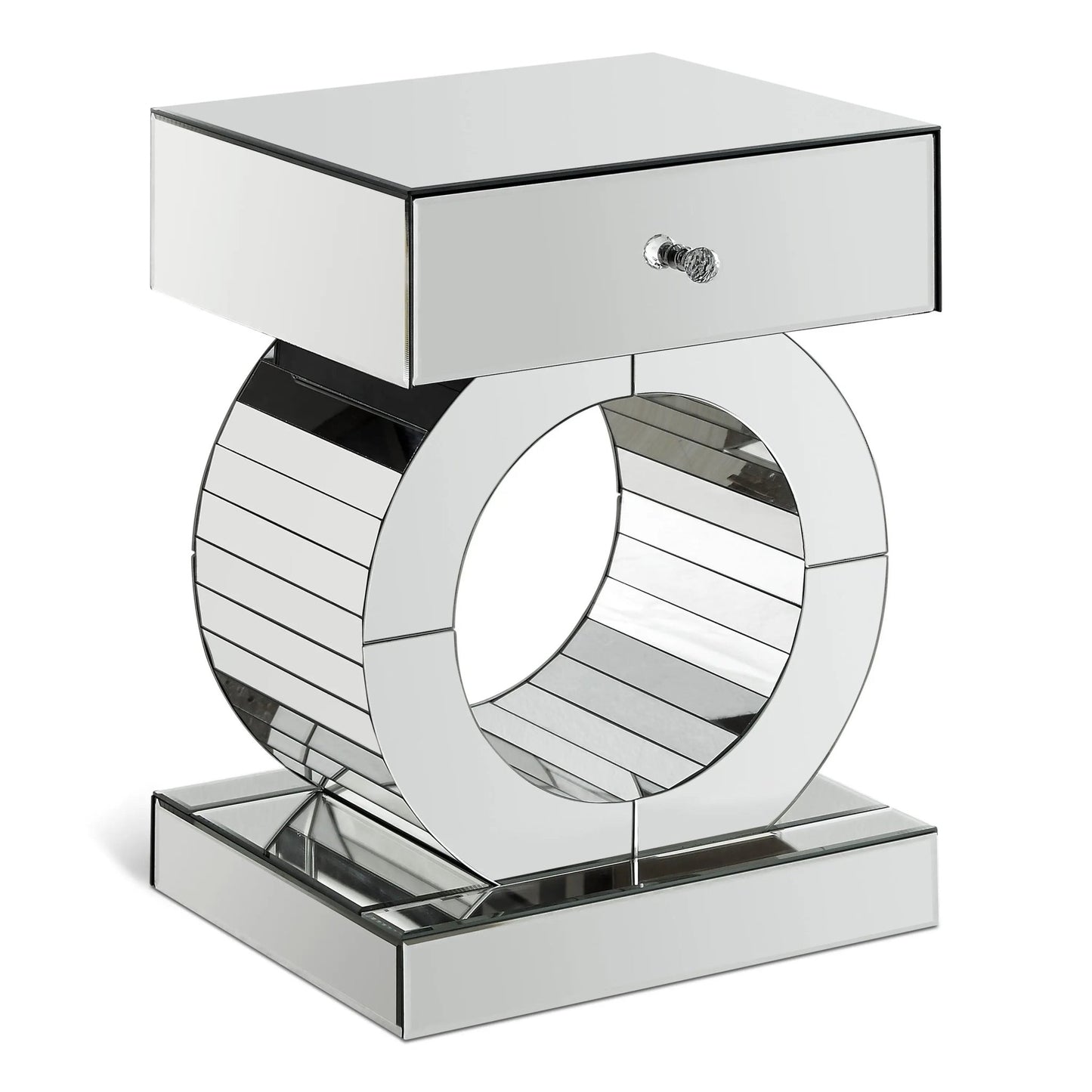 Jocelyn - End Table - Pearl Silver - Ferro Furniture