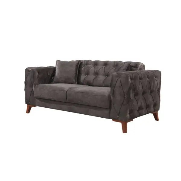 Joza Convertible Livingroom Loveseat Grey - Ferro Furniture
