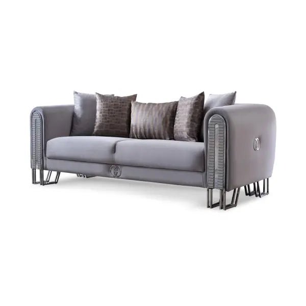 Kapadokya Stationary Loveseat Grey - Ferro Furniture