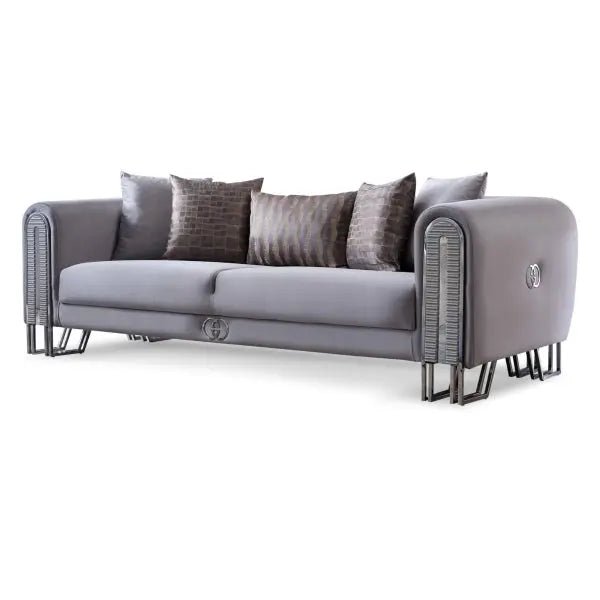 Kapadokya Stationary Sofa Grey - Ferro Furniture