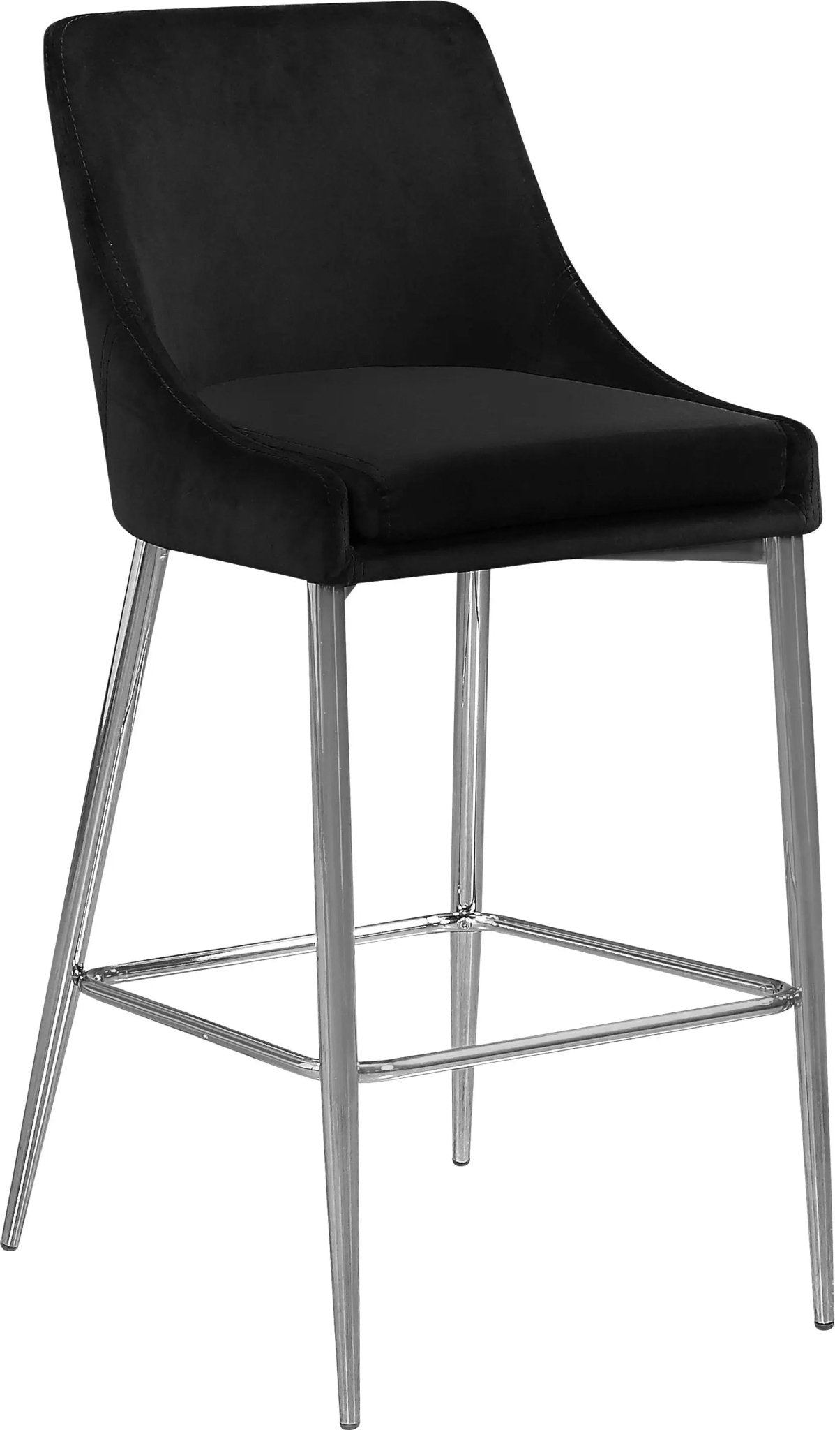 Karina - Stool with Chrome Legs (Set of 2) - Ferro Furniture