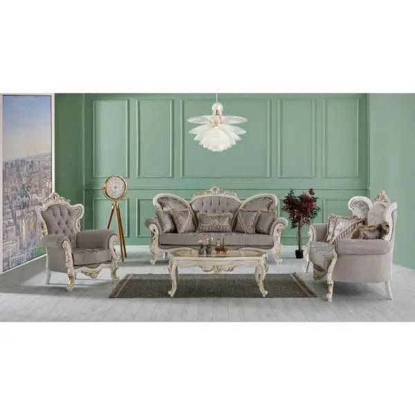 Kelebek Traditional Livingroom (2 Sofa & 2 Chair) Vizon - Ferro Furniture