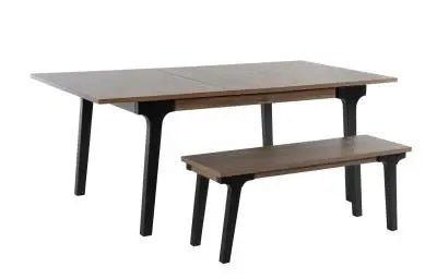 Kennedy Bench (L.Walnut) 2 Pieces - Ferro Furniture