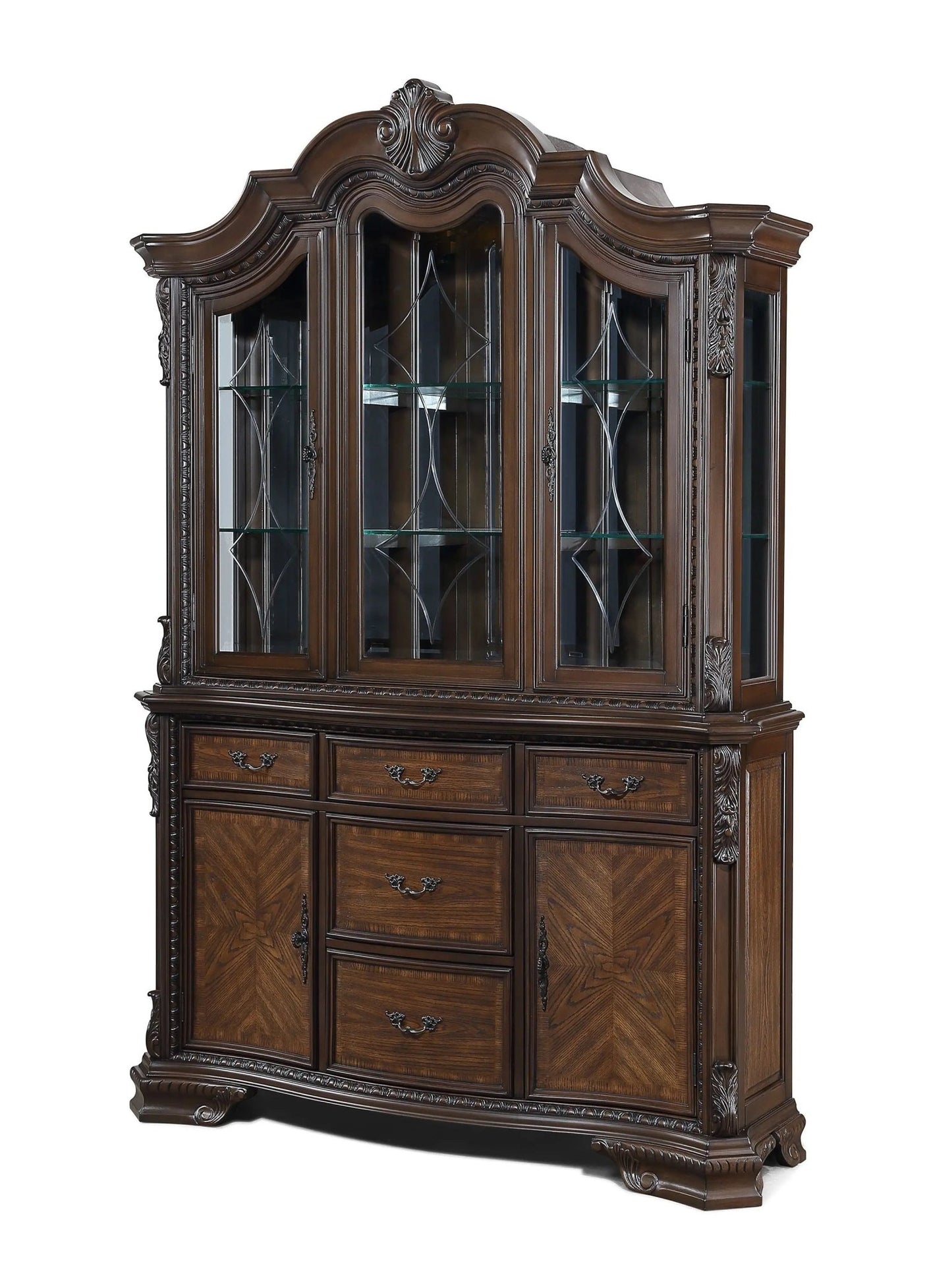 Kiera - Hutch & Buffet - Cherry - Ferro Furniture