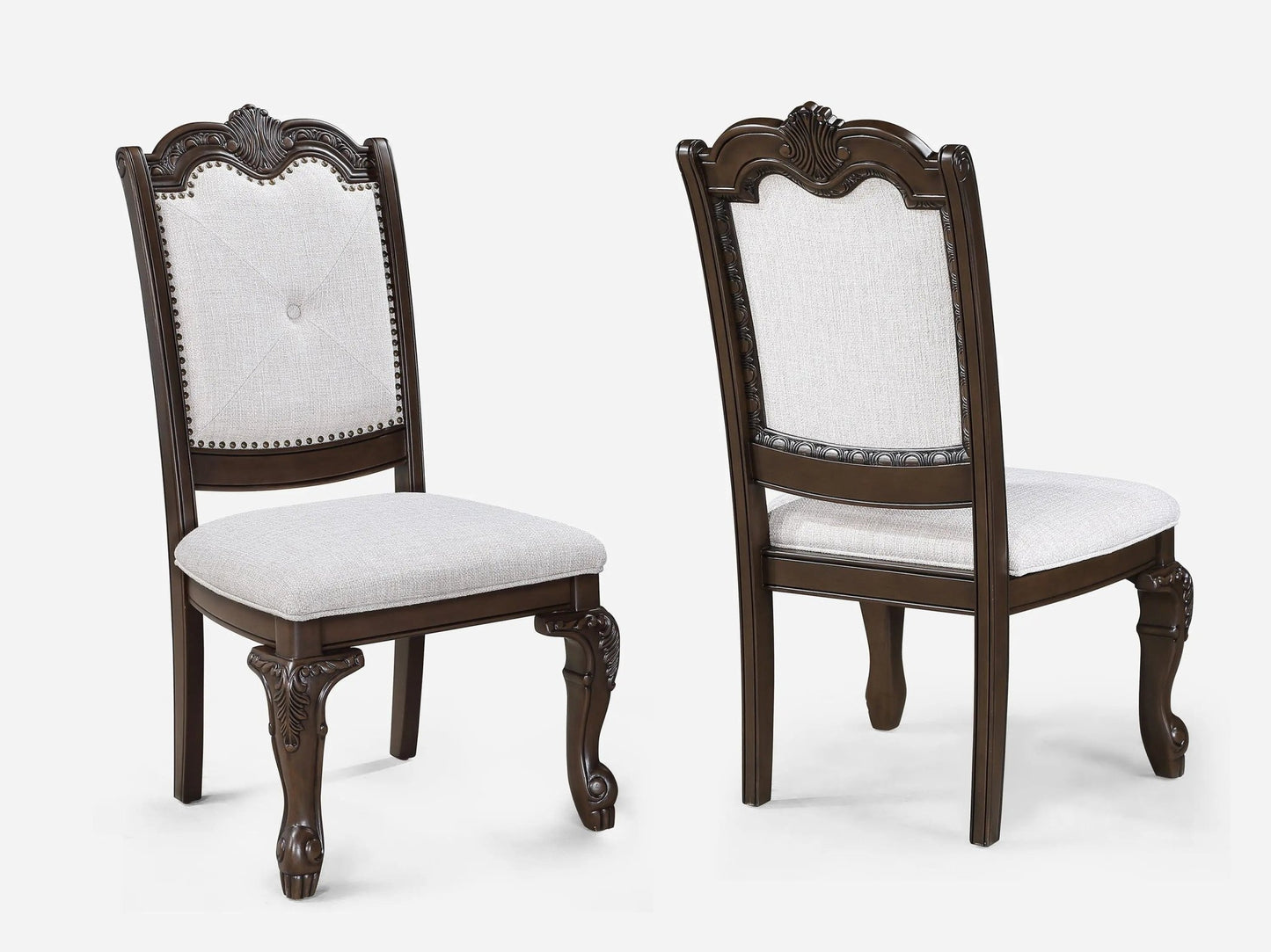 Kiera - Side Chair (Set of 2) - Cherry Brown - Ferro Furniture